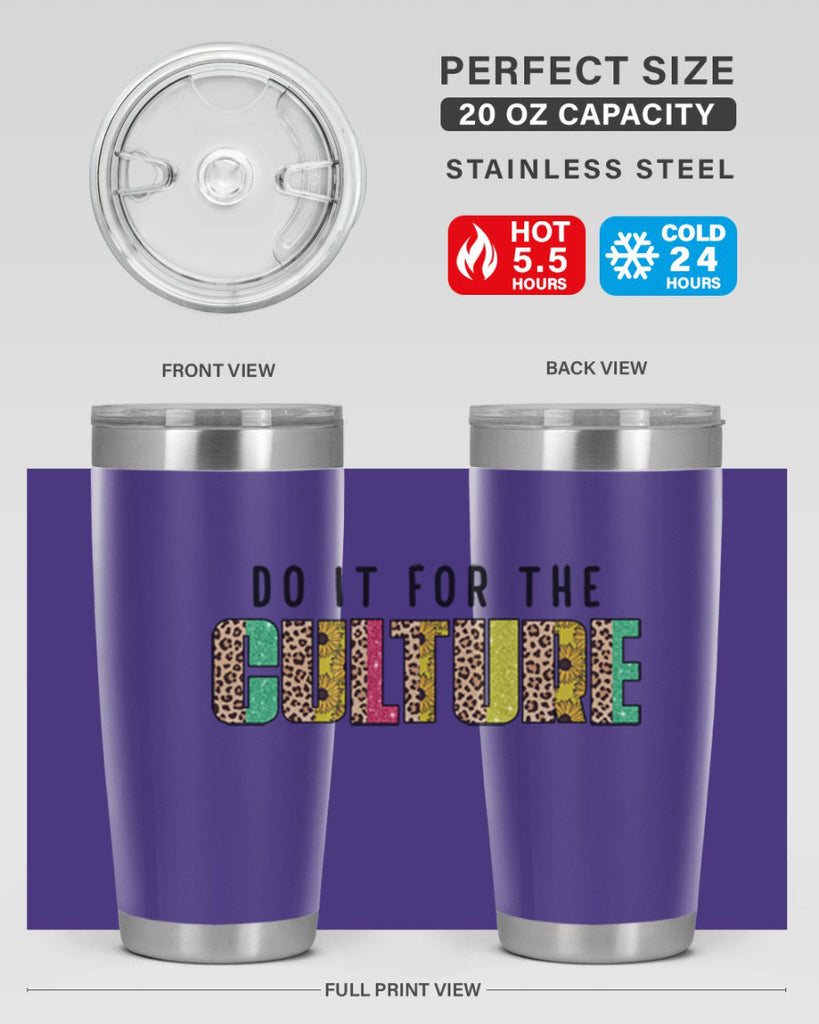 Do It For The Culture Juneteenth Png 12#- Juneteenth- tumbler