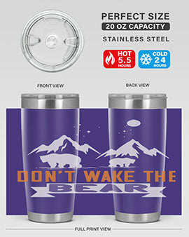 Don’t wake the bear 37#- Bears- Tumbler