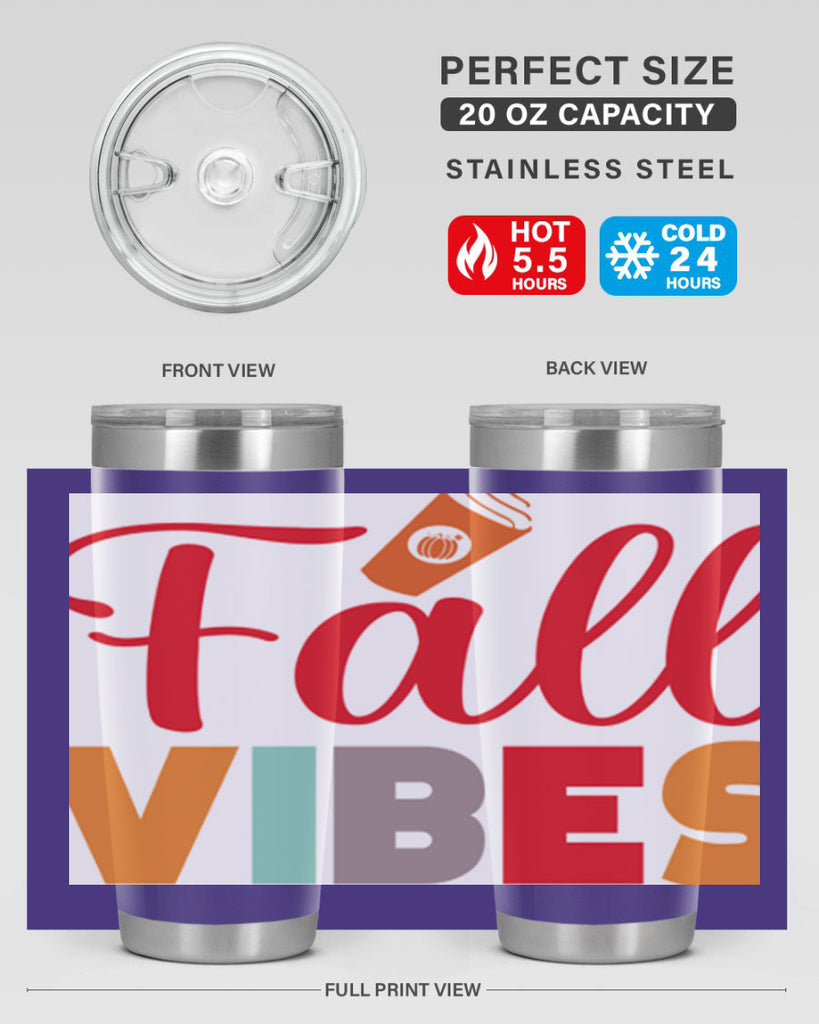 FallVibesdesign 166#- fall- Tumbler