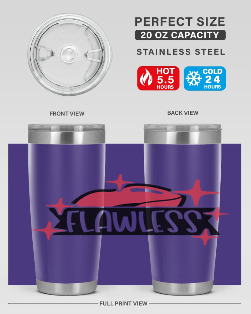 Flawless Style 102#- make up- Tumbler