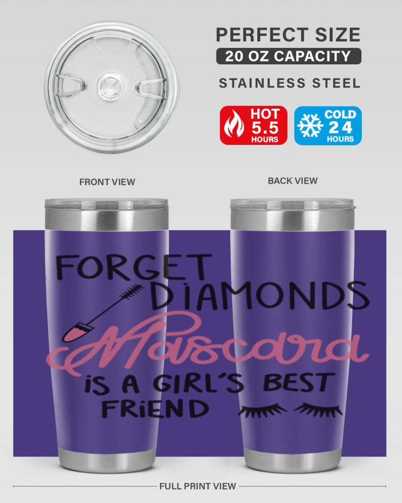Forget Diamonds Mascara is a Girls Best Friend Style 100#- make up- Tumbler
