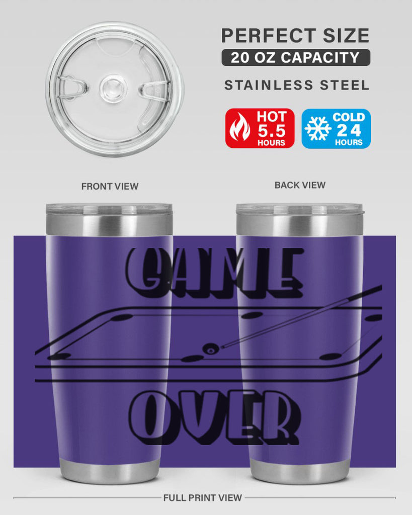Game over 1218#- billards- Tumbler