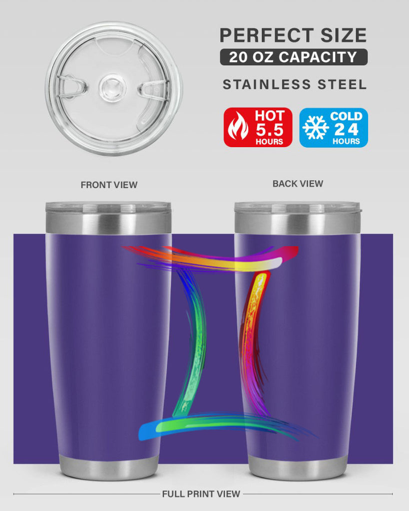 Gemini 222#- zodiac- Tumbler