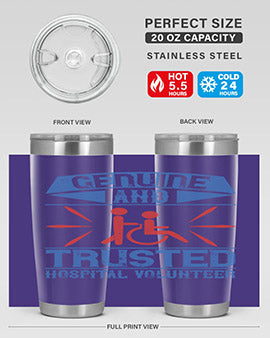 Genuine and Trusted Hospital Volunteer Style 2#- volunteer- Tumbler
