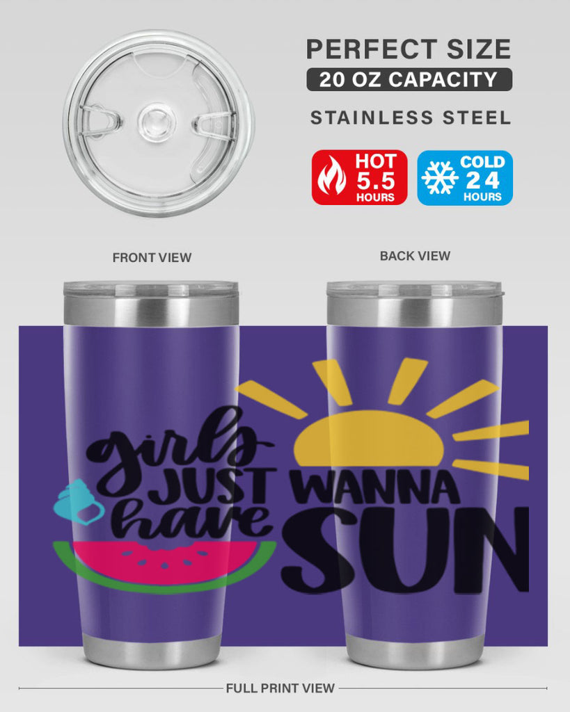 Girls Just Wanna Have Sun Style 44#- summer- Tumbler