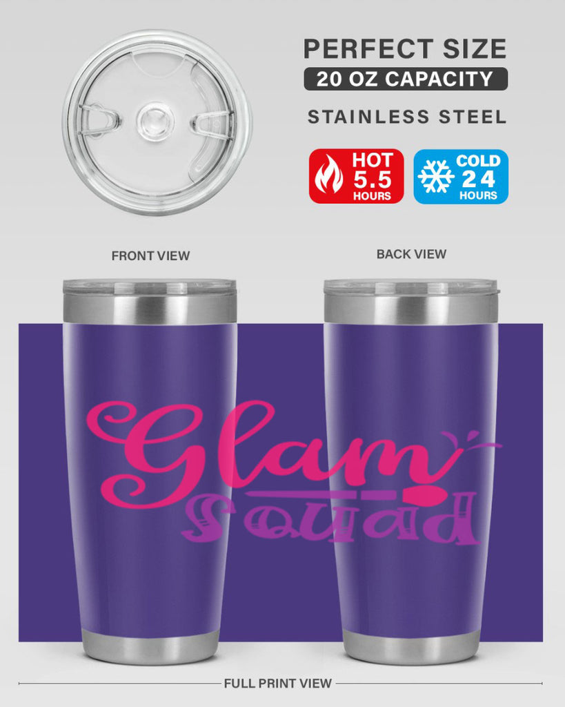 Glam Squad Style 237#- make up- Tumbler