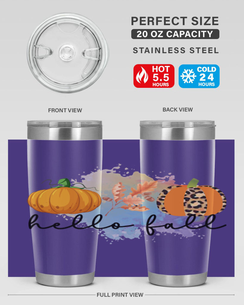 Hello Fall 277#- fall- Tumbler