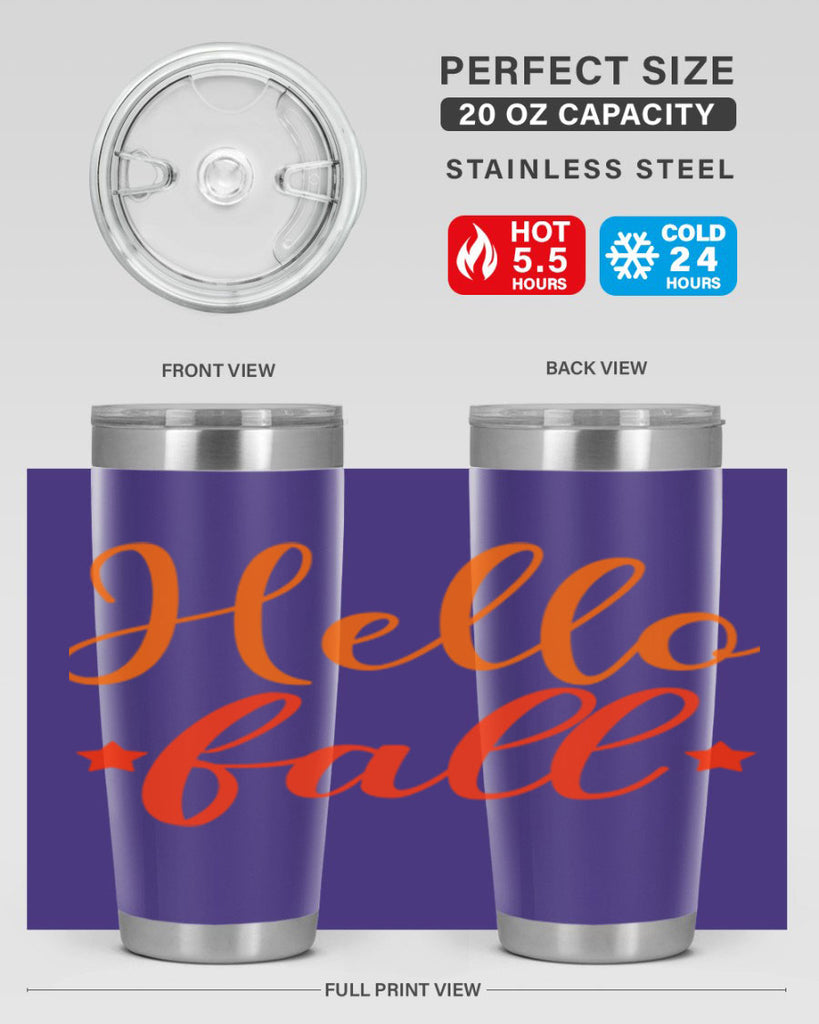 Hello Fall Design 278#- fall- Tumbler