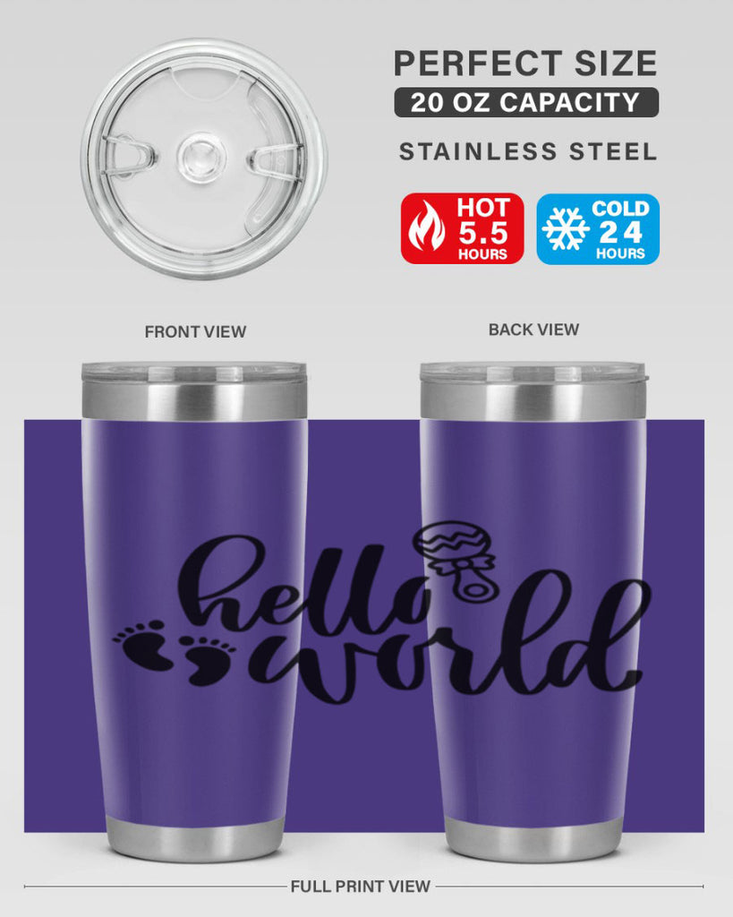 Hello World Style 90#- baby- tumbler