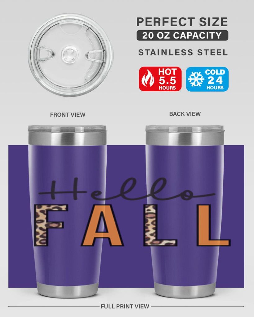 Hello fall 276#- fall- Tumbler