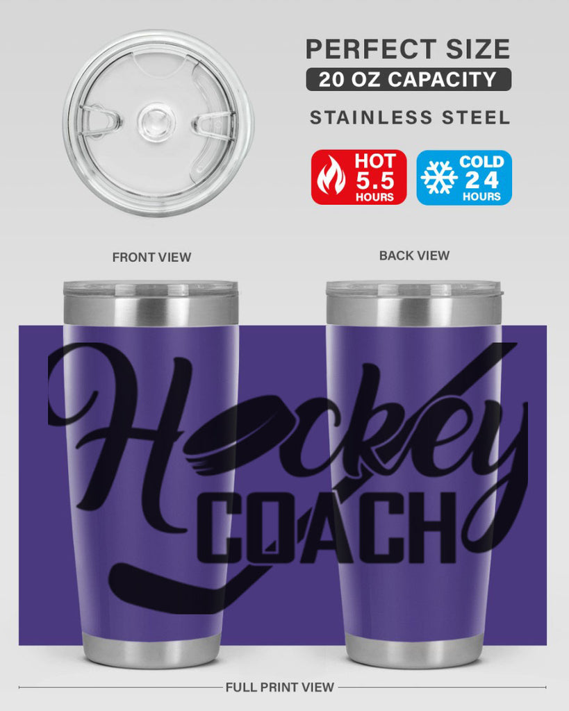 Hockey coach 1189#- hockey- Tumbler