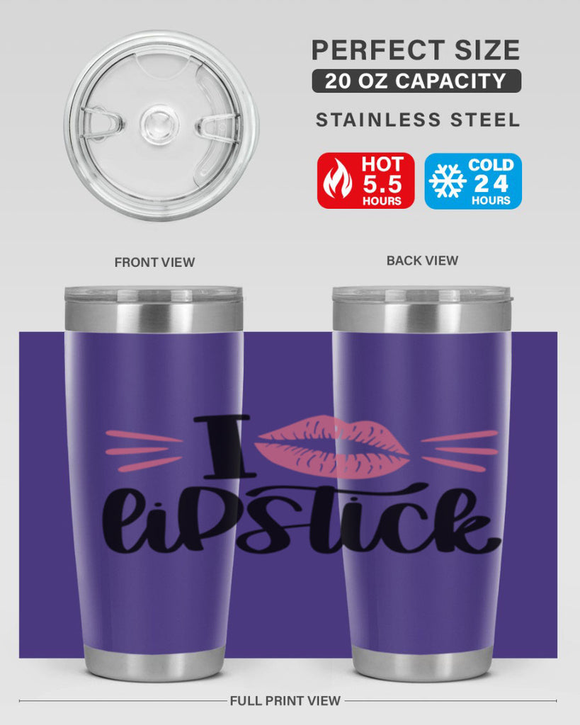 I Love Lipstick Style 86#- make up- Tumbler