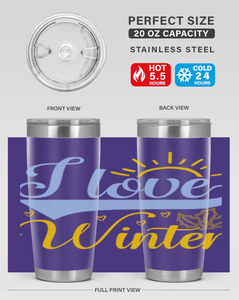 I love winter228#- winter- Tumbler