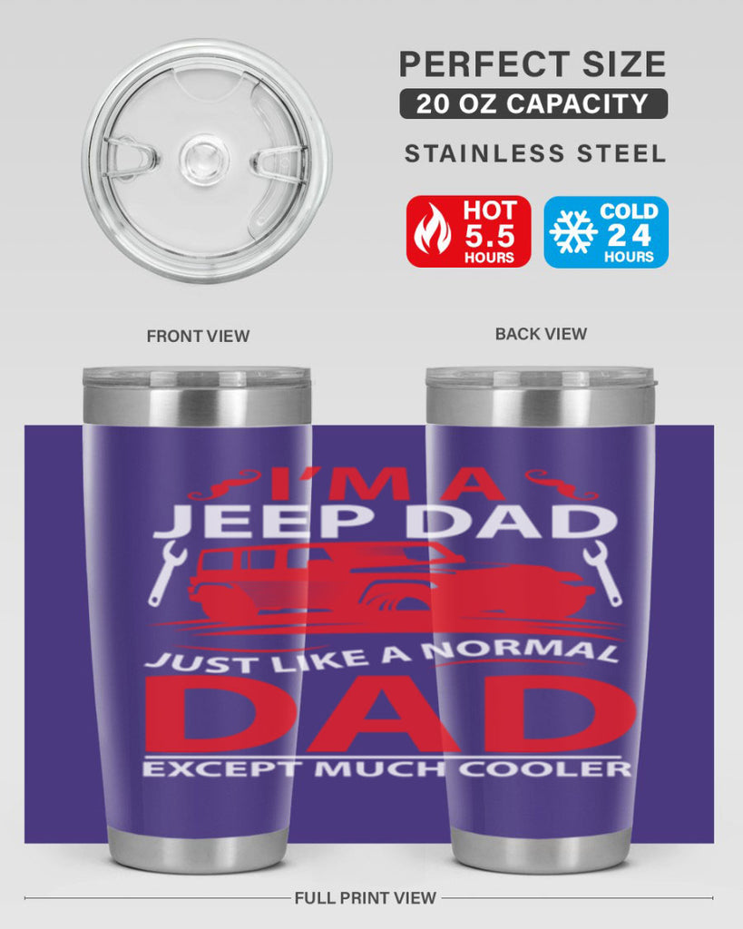 IM AJEEP DAD 51#- dad- Tumbler