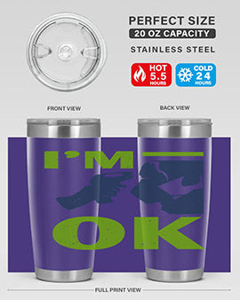 Im ok Style 30#- corona virus- Tumbler