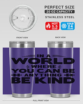 In a world Style 48#- autism- Tumbler