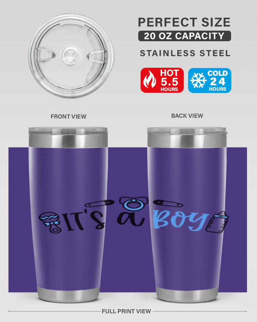 Its A Boy Style 80#- baby- tumbler