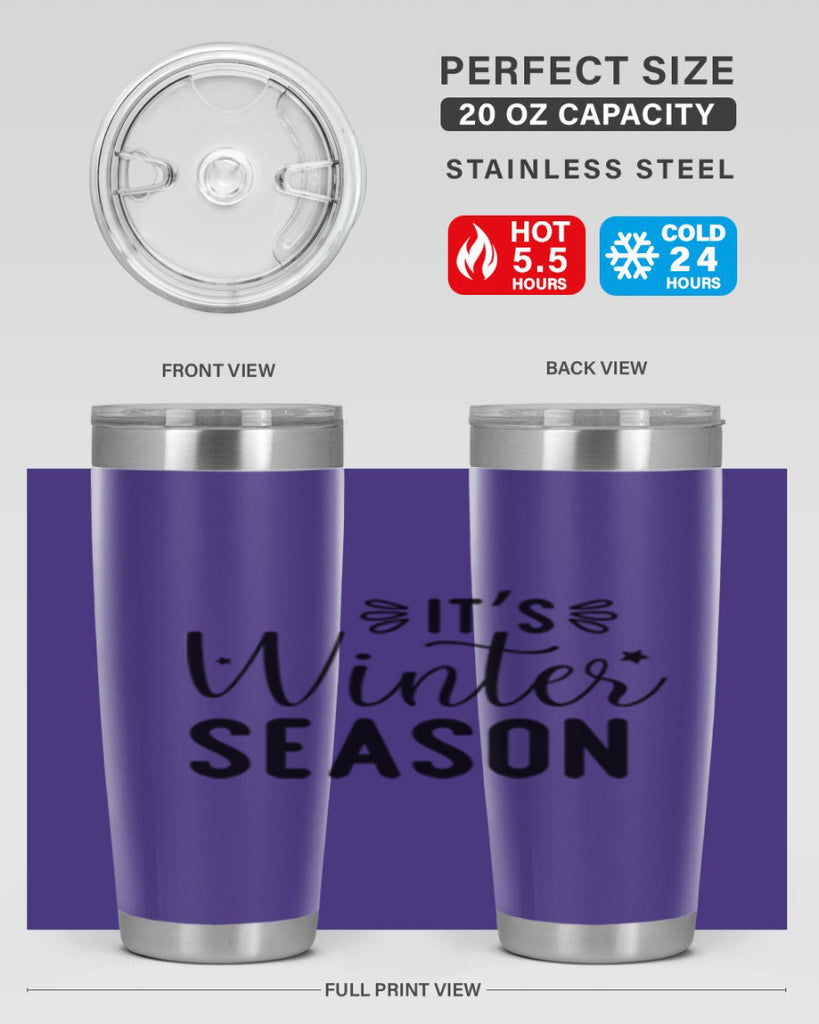 Its Winter Season 261#- winter- Tumbler
