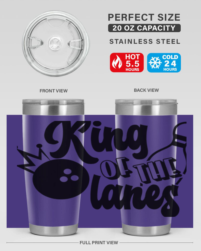King of the lanes 956#- bowlig- Tumbler