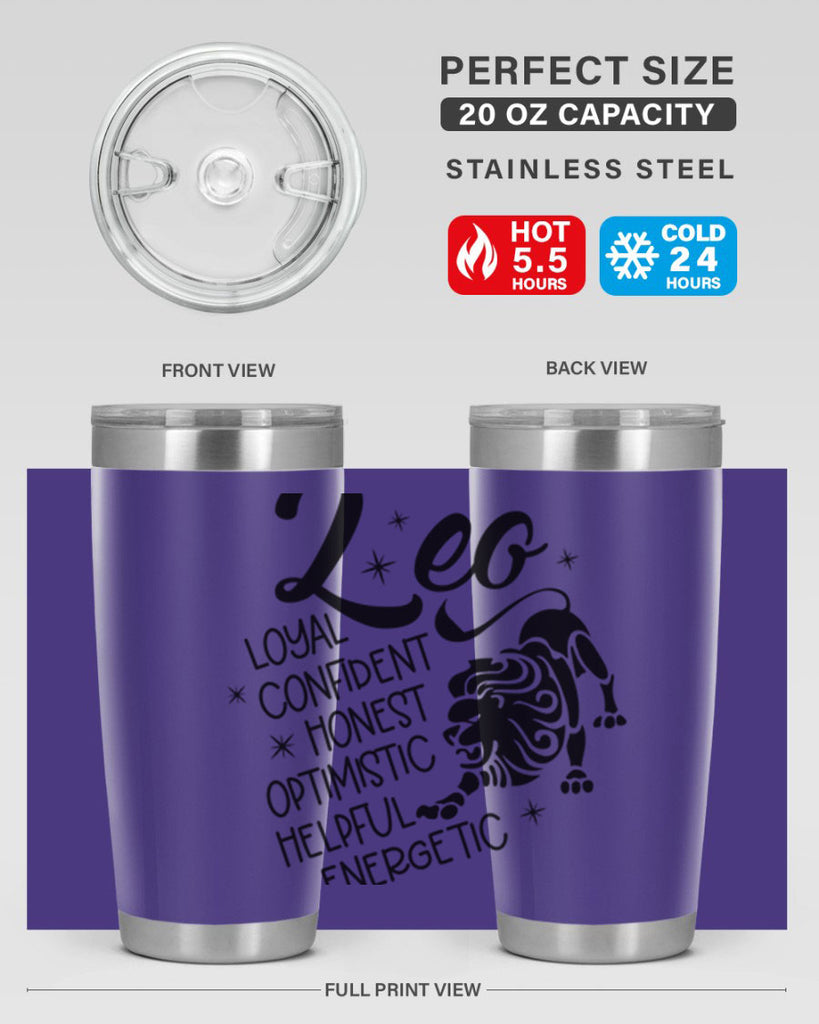 Leo 282#- zodiac- Tumbler