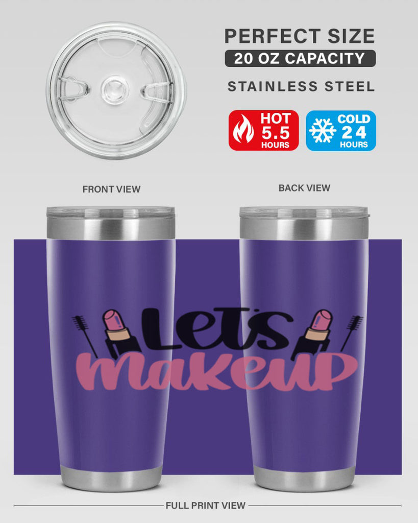 Let∩s Makeup Style 62#- make up- Tumbler