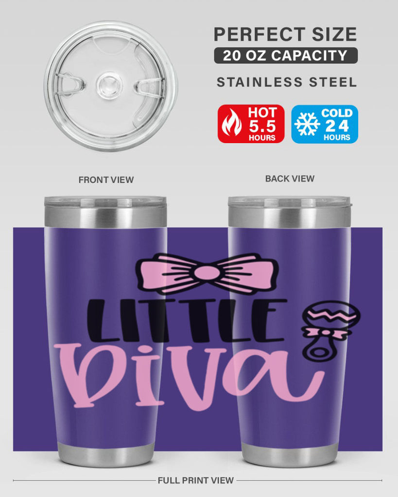 Little Diva Style 63#- baby- tumbler