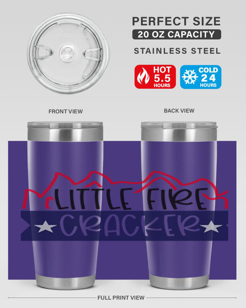 Little Fire Cracker Style 161#- Fourt Of July- Tumbler
