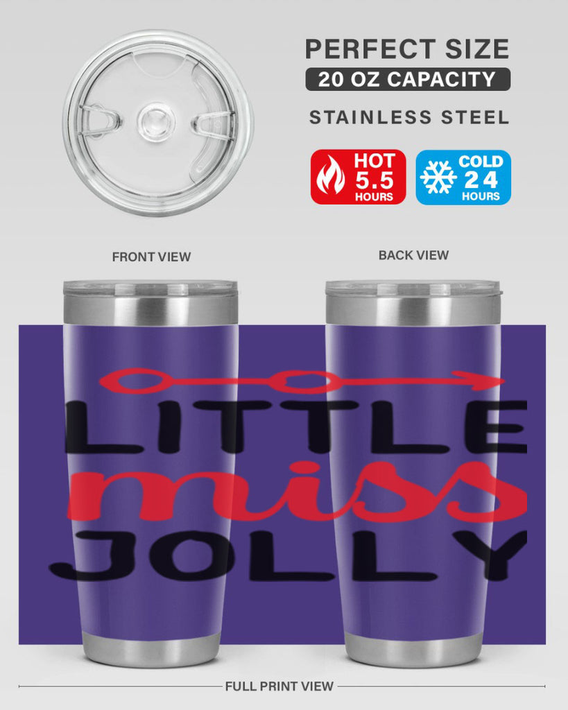 Little miss jolly 306#- winter- Tumbler