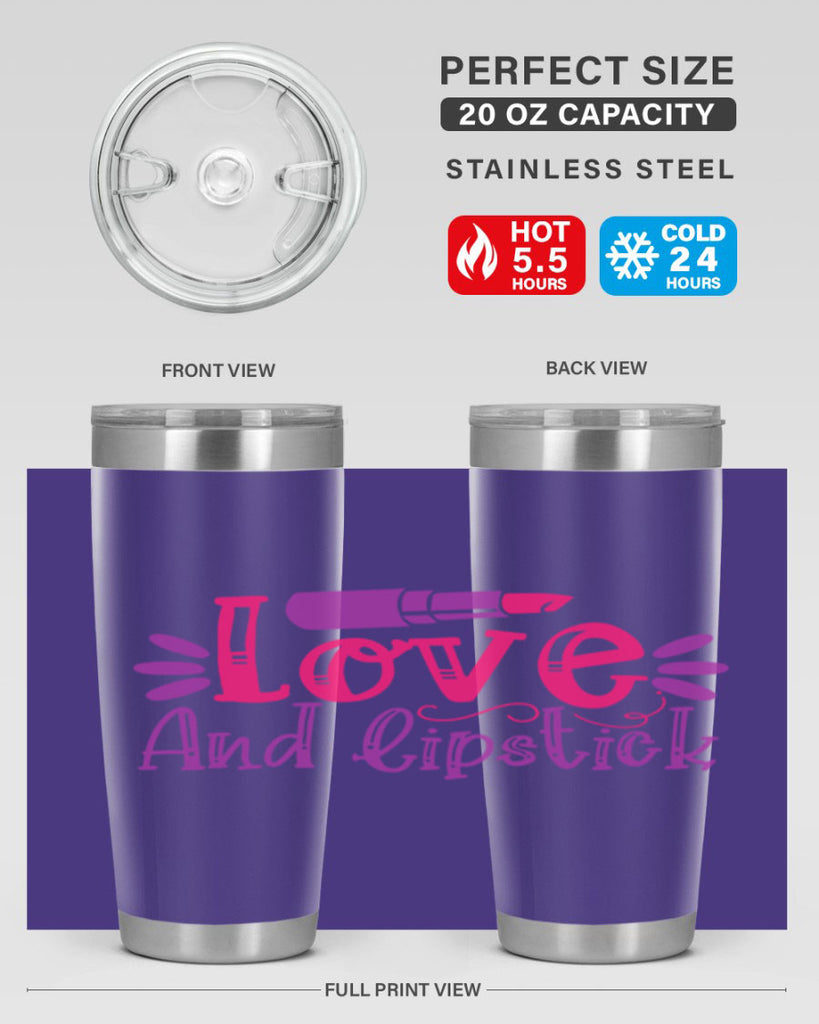 Love And Lipstick Style 225#- make up- Tumbler