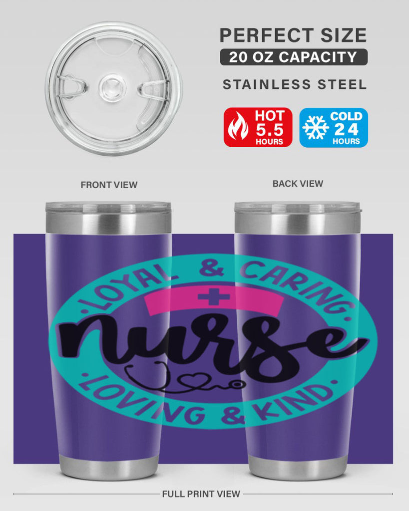 Loyal Caring Nurse Loving Kind Style Style 133#- nurse- tumbler