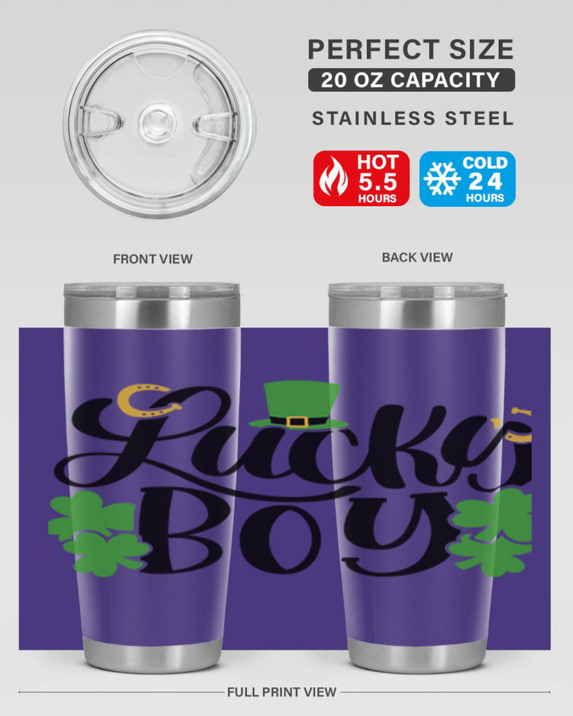 Lucky Boy Style 59#- St Patricks Day- Tumbler