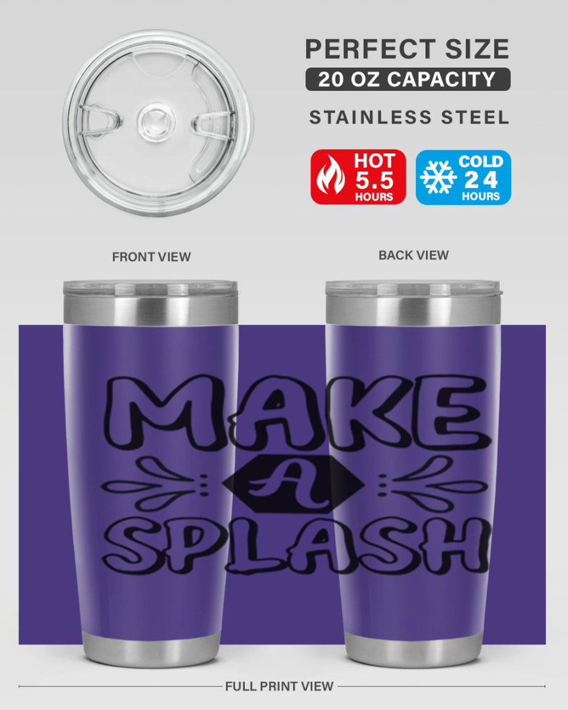 Make a splash 310#- mermaid- Tumbler
