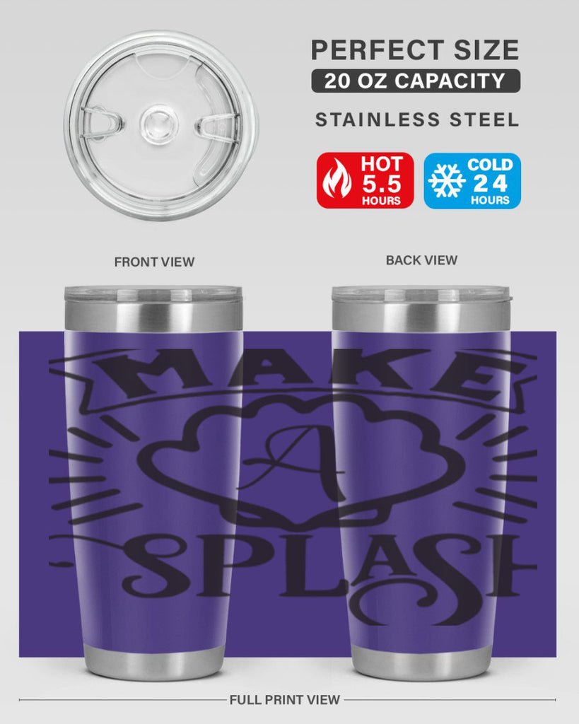 Make a splash 312#- mermaid- Tumbler