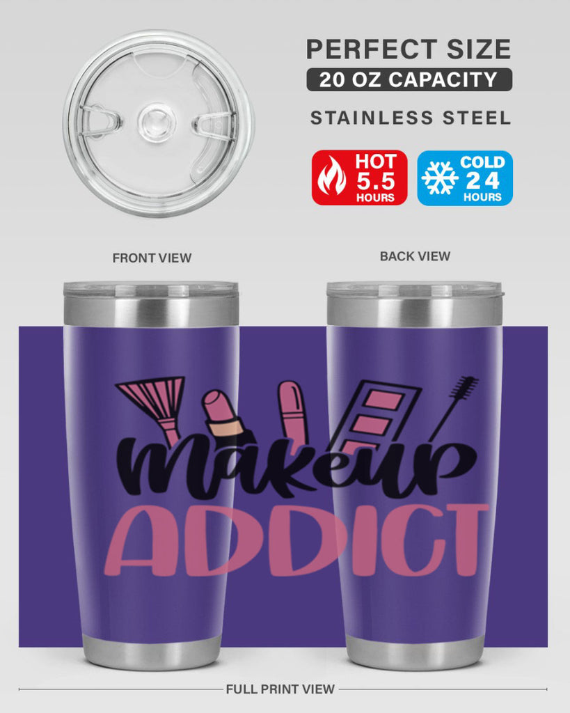 Makeup Addict Style 55#- make up- Tumbler