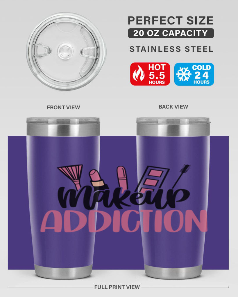 Makeup Addiction Style 54#- make up- Tumbler