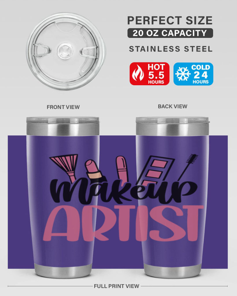 Makeup Artist Style 52#- make up- Tumbler