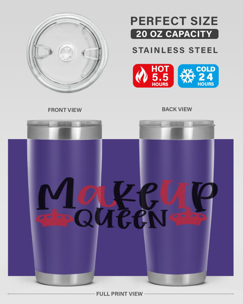 Makeup Queen design Style 223#- make up- Tumbler