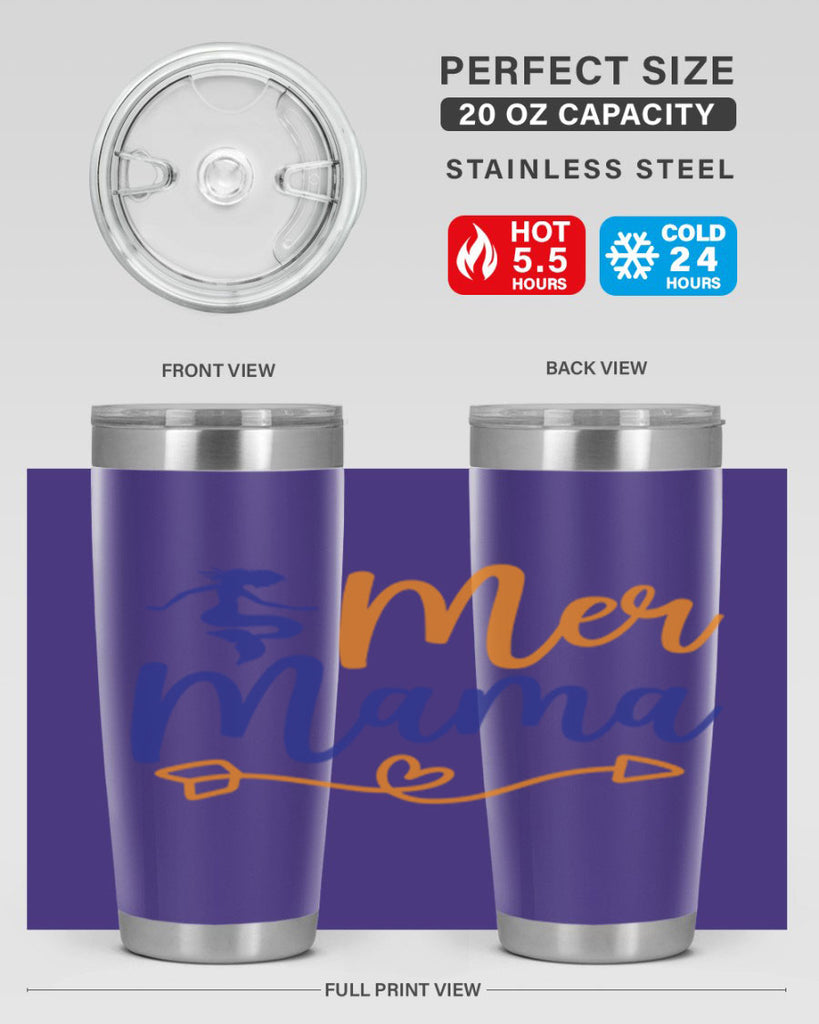 Mer Mama 331#- mermaid- Tumbler
