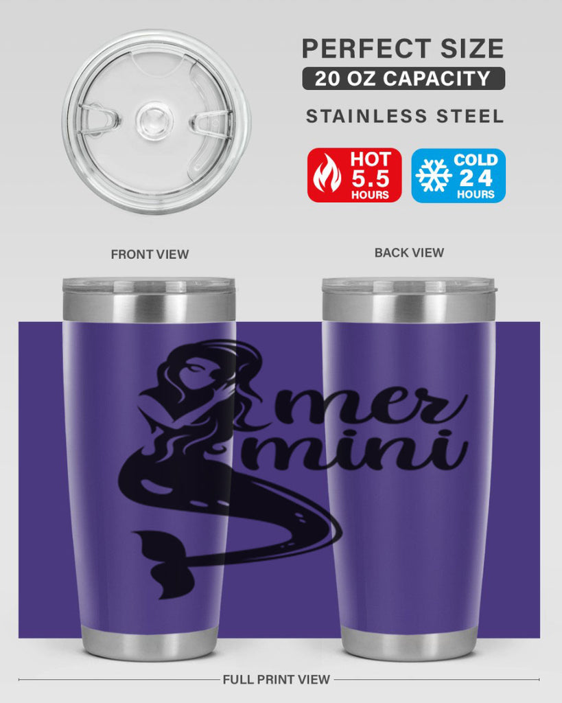 Mer mini 352#- mermaid- Tumbler