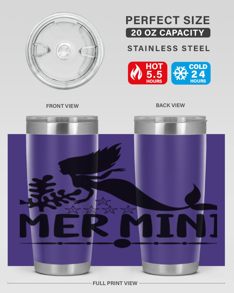 Mer mini 353#- mermaid- Tumbler