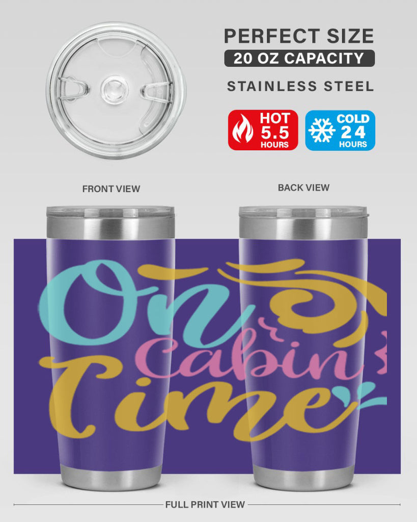 ON CABIN TIME Style 59#- summer- Tumbler
