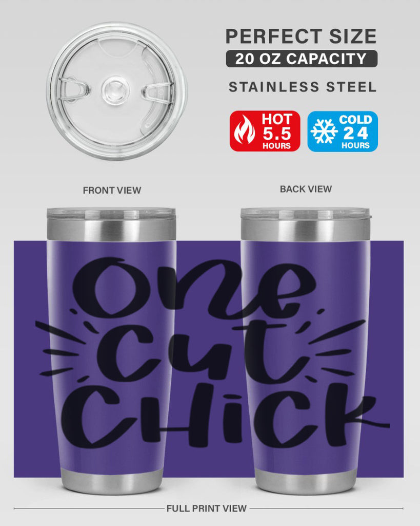 One cut chick  388#- spring- Tumbler