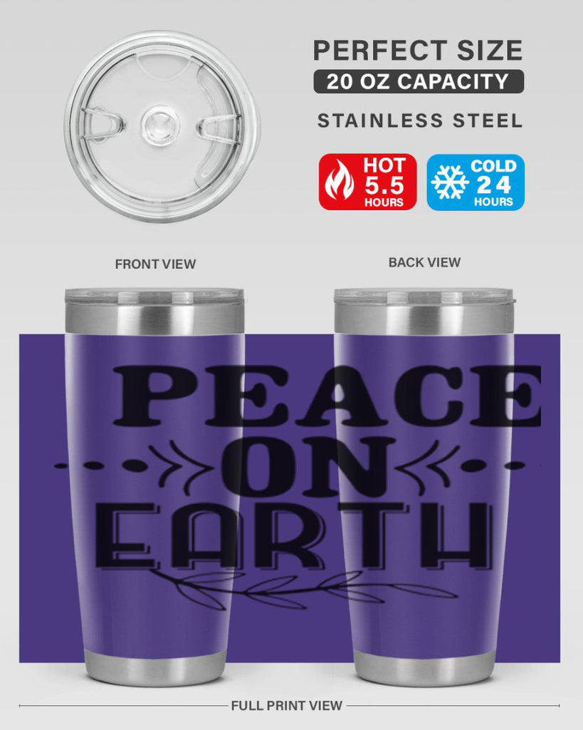 Peace on Earth 334#- winter- Tumbler