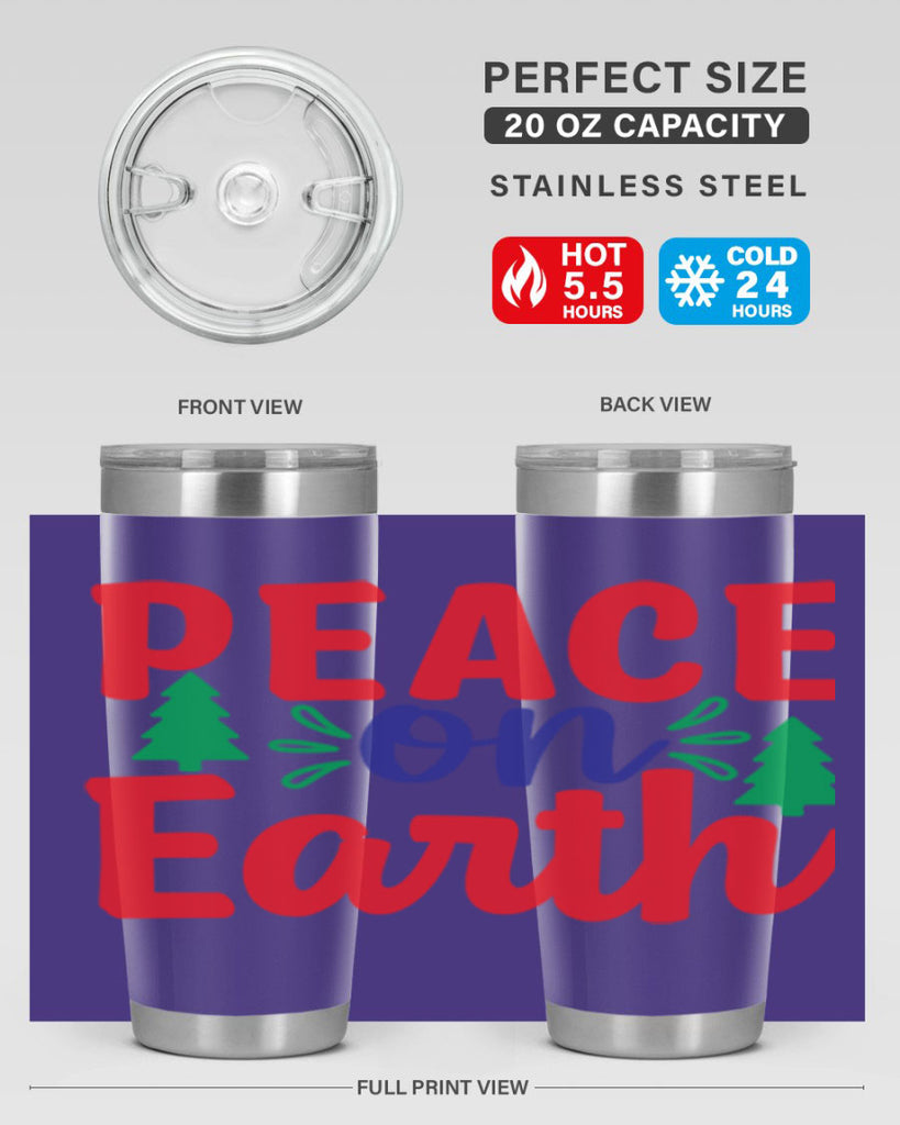 Peace on Earth 336#- winter- Tumbler