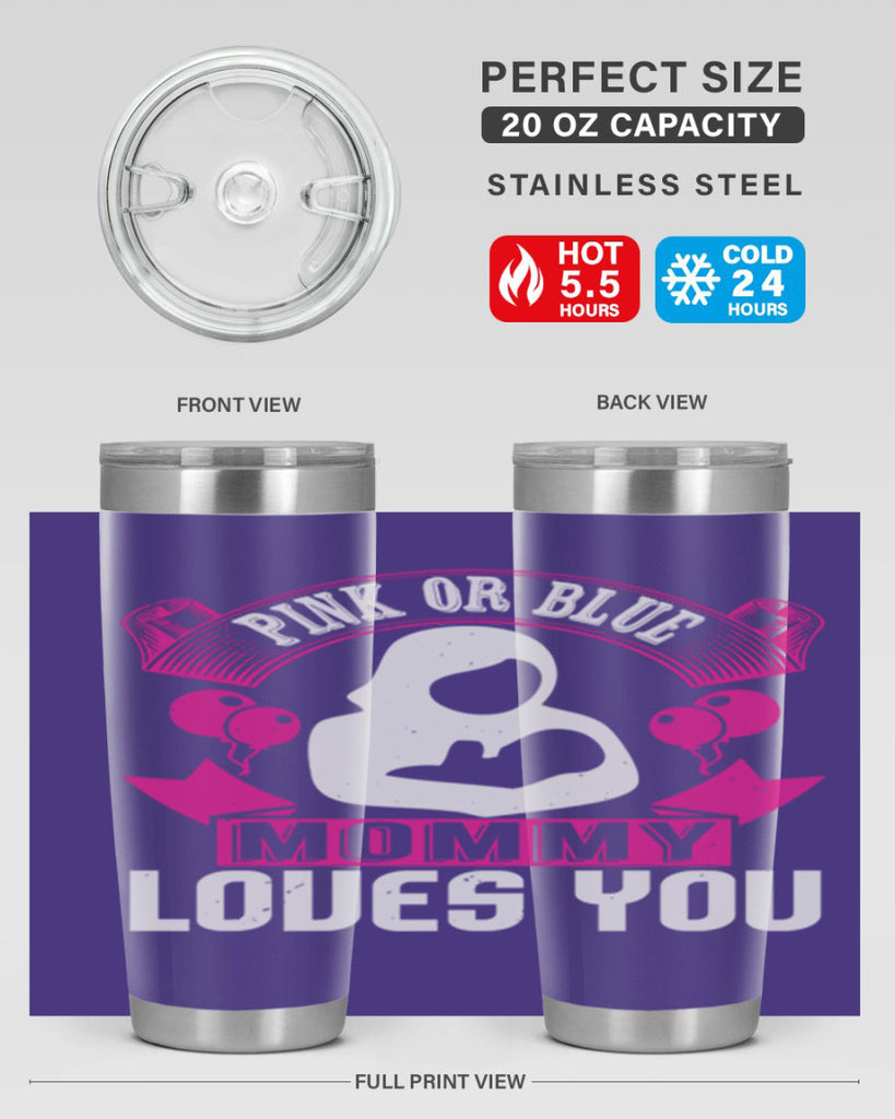 Pink or Blue Monny Loves You Style 178#- baby- tumbler