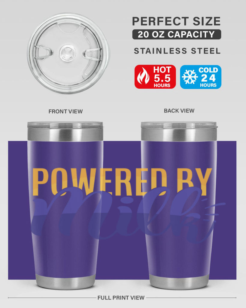Powered By Milk Style 204#- baby- tumbler