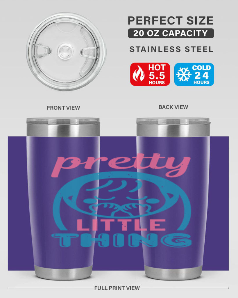 Pretty little Thing Style 19#- baby shower- tumbler