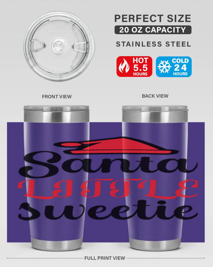 Santa little sweetie 350#- winter- Tumbler