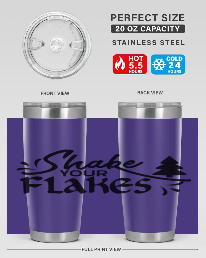 Shake Your Flakes 354#- winter- Tumbler