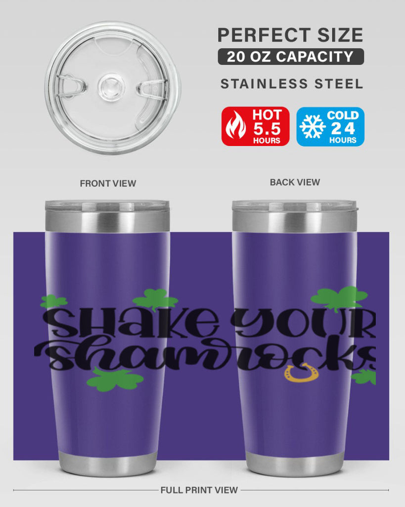 Shake Your Shamrocks Style 32#- St Patricks Day- Tumbler